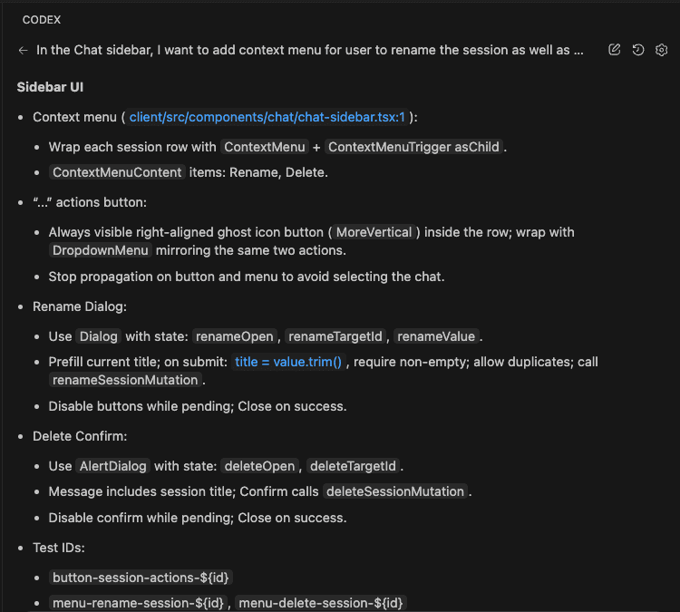 Codex's final comprehensive plan with all implementation details - Parts 4 of 4