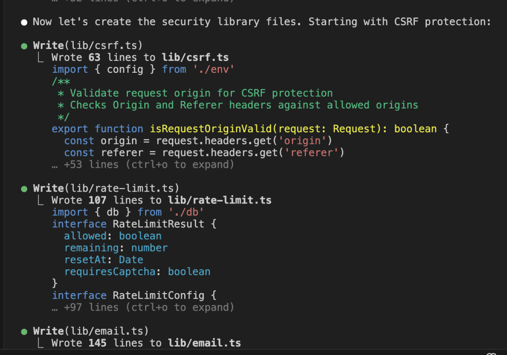 Building the authentication library files