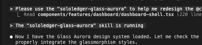 Invoking the skill in Claude Code