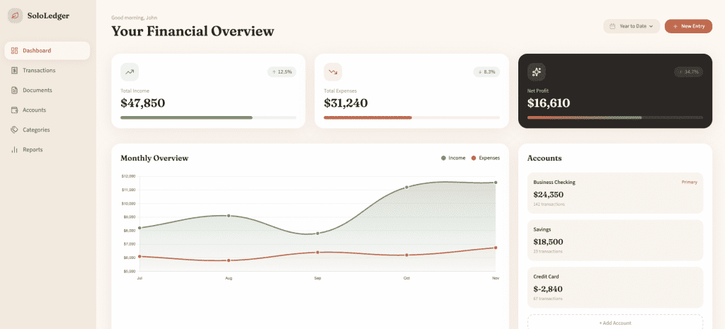 variant-4 - Warm Minimal design